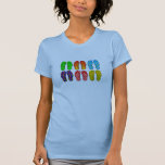 T-shirts de bascule d'amusement -6 bascules électr