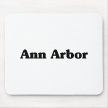T-shirts de classique d'Ann Arbor Tapis De Souris
