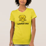 T-shirts de poussin de basket-ball