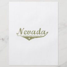 T-shirts de révolution du Nevada Prospectus En Couleur