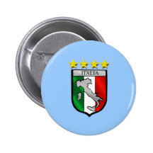 T-shirts du football de l'Italie et cadeaux de Cal Badges