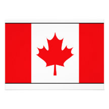 T-shirts et cadeaux canadiens de drapeau cartons d'invitation