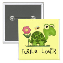 T-shirts et cadeaux d'amant de tortue pin's avec agrafe