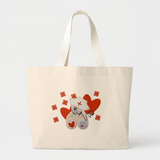 T-shirts et cadeaux d'amour d'infirmière d'ours de sac