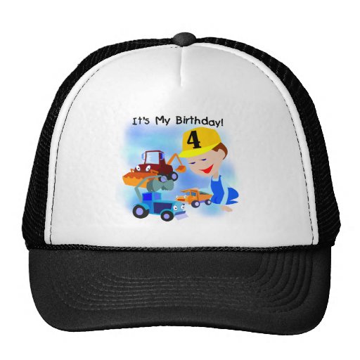 T-shirts et cadeaux d'anniversaire de construction casquette de camionneur