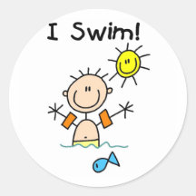T-shirts et cadeaux de bain du garçon I Adhésifs