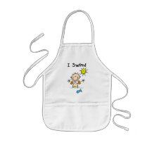 T-shirts et cadeaux de bain du garçon I Tabliers