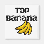T-shirts et cadeaux de banane supérieure aimants