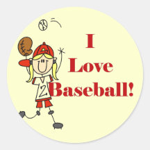 T-shirts et cadeaux de base-ball d'amour de la fil adhésif