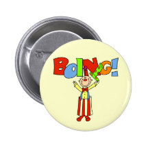 T-shirts et cadeaux de clown de Boing Badges Avec Agrafe