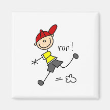 T-shirts et cadeaux de course de base-ball aimant