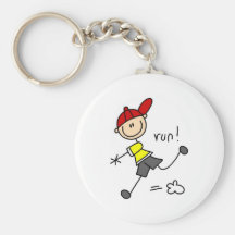 T-shirts et cadeaux de course de base-ball porte-clefs