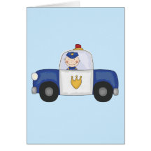 T-shirts et cadeaux de croiseur de police carte