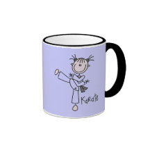 T-shirts et cadeaux de fille de karaté tasse à café