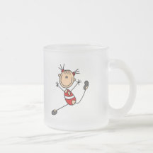 T-shirts et cadeaux de gymnaste de fille de bâton tasse à café