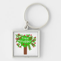 T-shirts et cadeaux de Hugger d'arbre Porte-clés