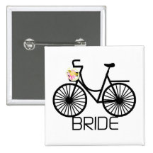 T-shirts et cadeaux de jeune mariée de bicyclette badge