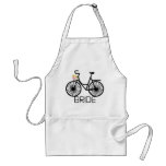 T-shirts et cadeaux de jeune mariée de bicyclette tablier