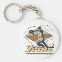 T-shirts et cadeaux de joueur de baseball porte-clés