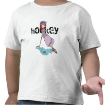 T-shirts et cadeaux de joueur de hockey de fille