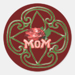 T-shirts et cadeaux de maman pour elle autocollant rond