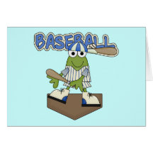 T-shirts et cadeaux de marbre de base-ball de gren cartes de vœux
