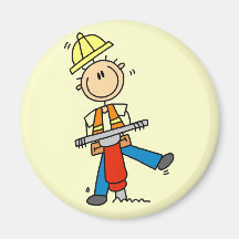 T-shirts et cadeaux de marteau de Jack de construc Aimant