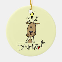 T-shirts et cadeaux de Noël de renne de Donner Décoration De Noël