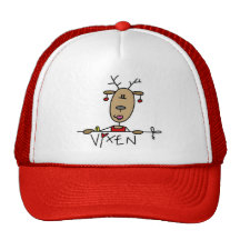 T-shirts et cadeaux de Noël de renne de renarde Casquettes