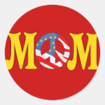 T-shirts et cadeaux de paix pour la maman autocollants
