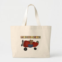 T-shirts et cadeaux de pilote d'ours de nounours sacs de toile