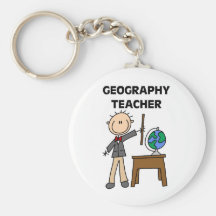 T-shirts et cadeaux de PROFESSEUR de GÉOGRAPHIE Porte-clés