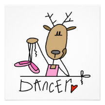 T-shirts et cadeaux de renne de danseur bristols