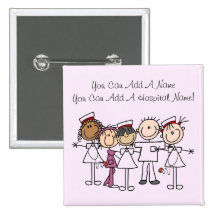 T-shirts et cadeaux de semaine d'infirmières pin's avec agrafe