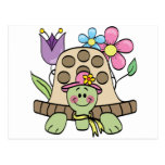 T-shirts et cadeaux de tortue de printemps carte postale
