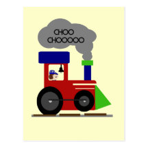 T-shirts et cadeaux de train de Choo Choo Carte Postale