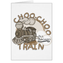 T-shirts et cadeaux de train de Choo Choo Cartes