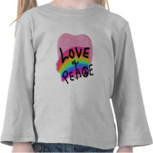 T-shirts et cadeaux de Valentine d'amour et de pai
