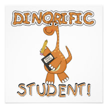 T-shirts et cadeaux d'étudiant de Dinorific Cartons D'invitation