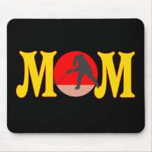 T-shirts et cadeaux d'hockey pour la maman tapis de souris