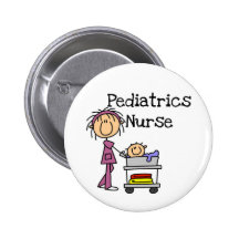 T-shirts et cadeaux d'infirmière de pédiatrie badge
