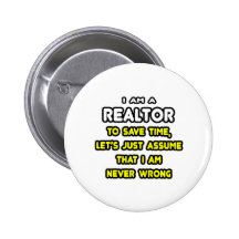 T-shirts et cadeaux drôles d'agent immobilier badges