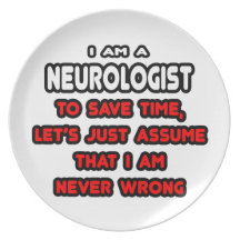 T-shirts et cadeaux drôles de neurologue assiettes