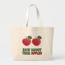 T-shirts et cadeaux drôles de pommes pour elle sac de toile