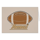 T-shirts et cadeaux du football carte de vœux