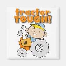 T-shirts et cadeaux durs de tracteur magnets