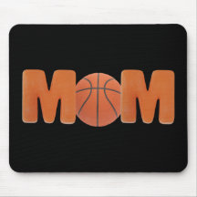 T-shirts et cadeaux pour la maman de basket-ball tapis de souris