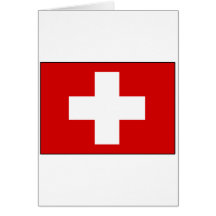 T-shirts et cadeaux suisses de drapeau carte de vœux