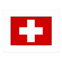 T-shirts et cadeaux suisses de drapeau cartes postales