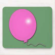 T-shirts rose géant de ballon, cadeaux tapis de souris